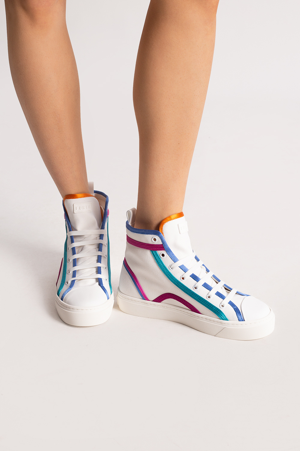 Furla ‘Binding’ high-top sneakers